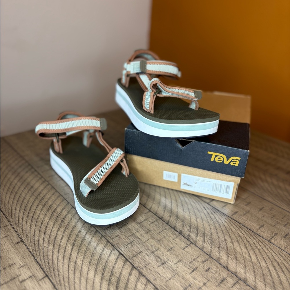 Teva Women's Sandals - Green and Tan